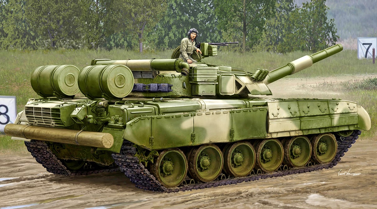 1/35 ロシア連邦軍 T-80UD主力戦車 前期型 - ウインドウを閉じる