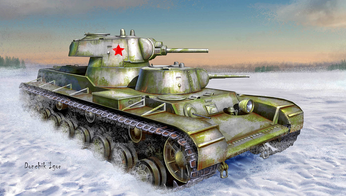 1/35 ソビエト軍 SMK多砲塔重戦車 - ウインドウを閉じる