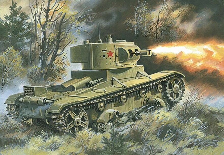 1/72　ソ連・OT-130 火炎放射戦車 - ウインドウを閉じる