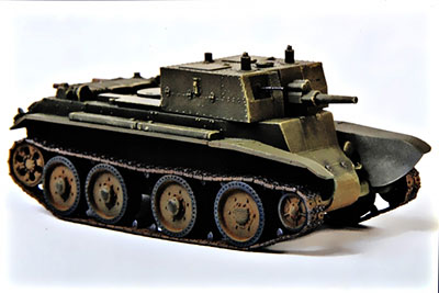 1/72　ソ連 BT-7 快速戦車 自走砲型 - ウインドウを閉じる