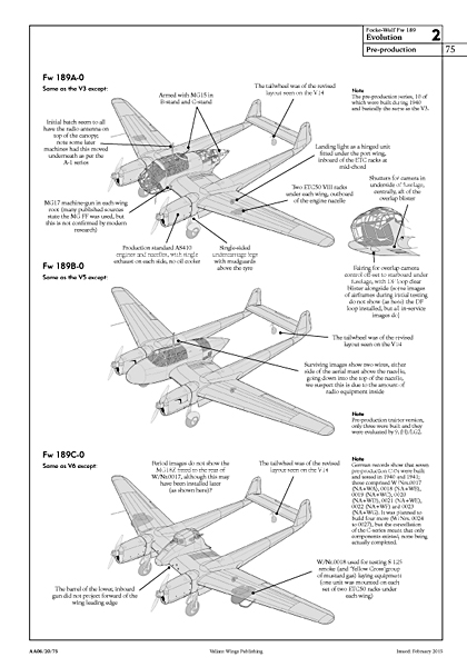 ＜折れあり＞ フォッケウルフ Fw 189 ウーフー ドイツ空軍の「フライング・アイ」のディテールガイド