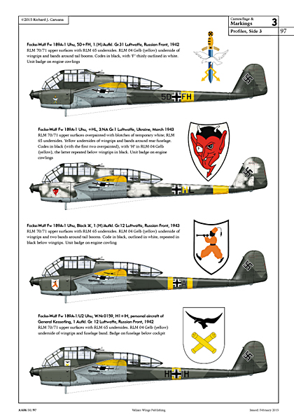 ＜折れあり＞ フォッケウルフ Fw 189 ウーフー ドイツ空軍の「フライング・アイ」のディテールガイド