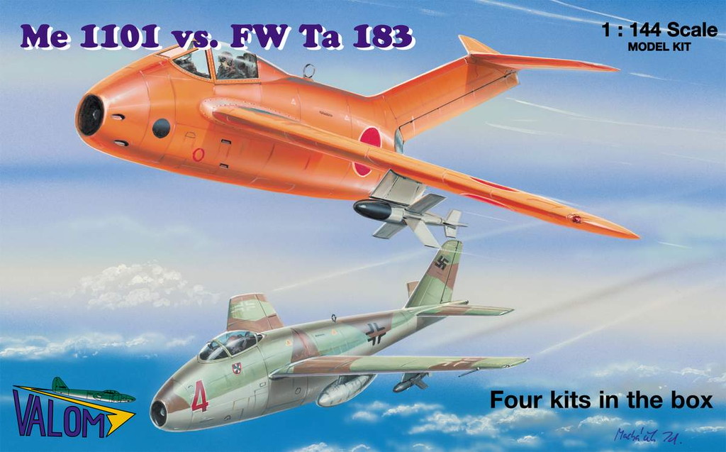 1/144　メッサーシュミット Me-1101 / フォッケウルフ Ta-183 (2+2)