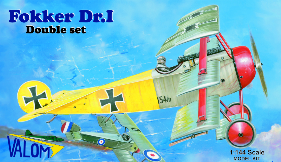 1/144　ファッカー Dr. I Fokker Dr.I (double set) - ウインドウを閉じる