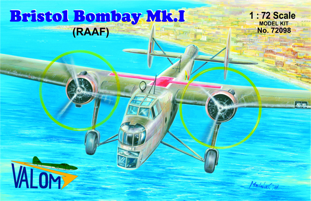1/72　Bristol Bombay Mk.I (RAAF) RAAF, 1.AAU 1943 from Italy - ウインドウを閉じる