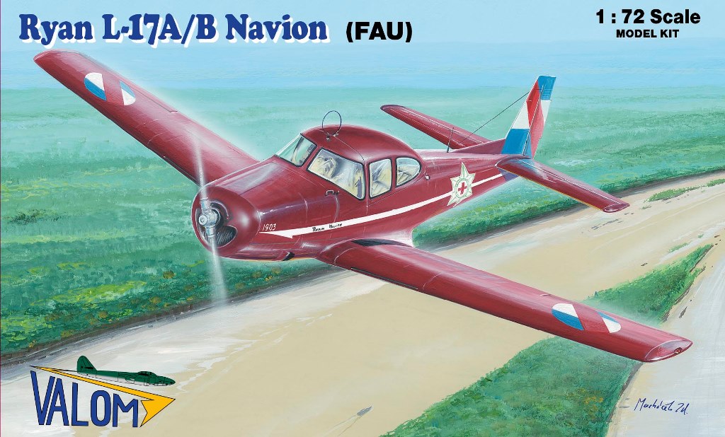 1/72　ライアン L-17 A/B ナビオン ( Fuerza Aerea Uruquaya) - ウインドウを閉じる