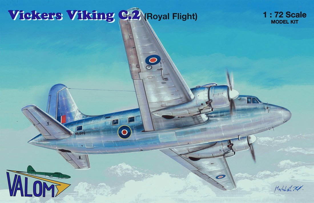 1/72　ヴィッカース ヴァイキング C.2 (ロイヤル フライト Royal Flight)　　　　　　 - ウインドウを閉じる