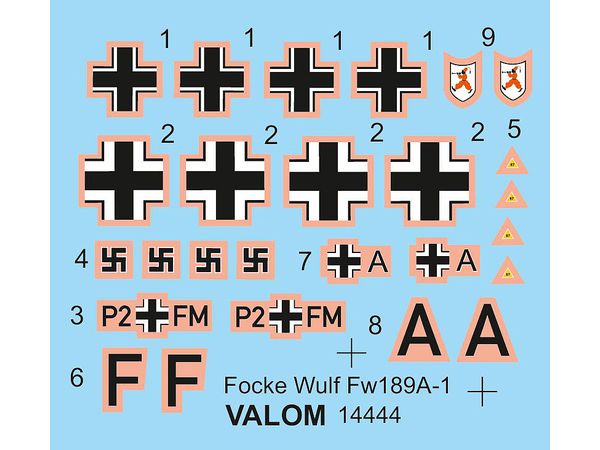 【予約する】　1/144 Fw189A-1 ウーフー　東部戦線