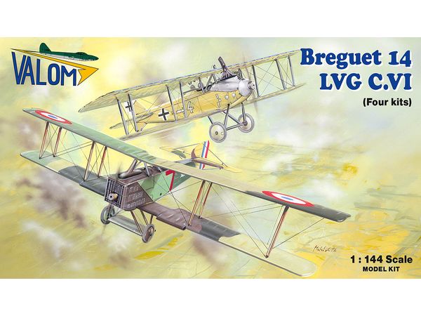 1/144 ブレゲー14 vs. LVG C.VI クアトロコンボ (4キット入)