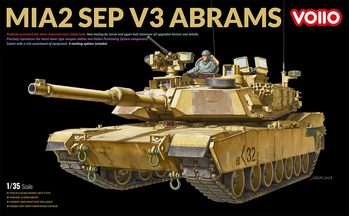 【予約する】　1/35　M1A2 SEP V3 エイブラムス　アメリカ主力戦車 - ウインドウを閉じる