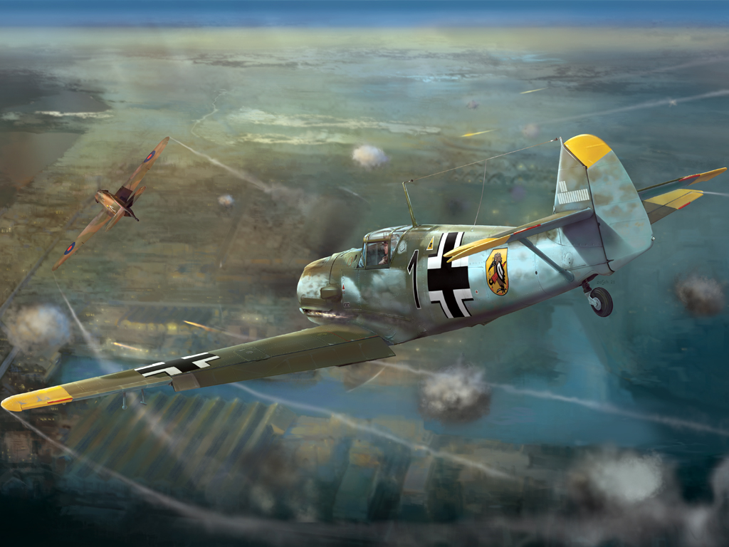 1/48 Bf109E-3 「エミール｣ - ウインドウを閉じる