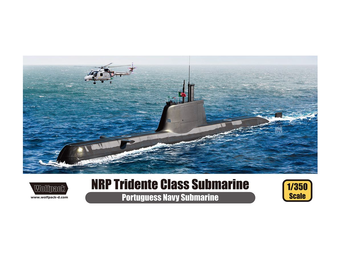 【予約する】　1/350 ポルトガル海軍 トリデンテ級潜水艦 w/スーパーリンクス Mk.95(プレミアムエディションキット)
