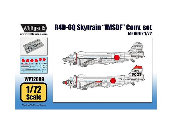 1/72 R4D-6Q スカイトレイン "JMSDF" コンバージョンセット (エアフィックス用)