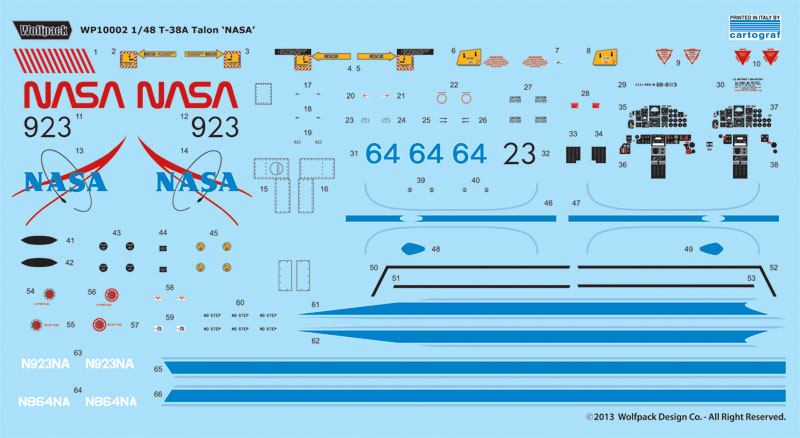 1/48 T-38A タロン NASA