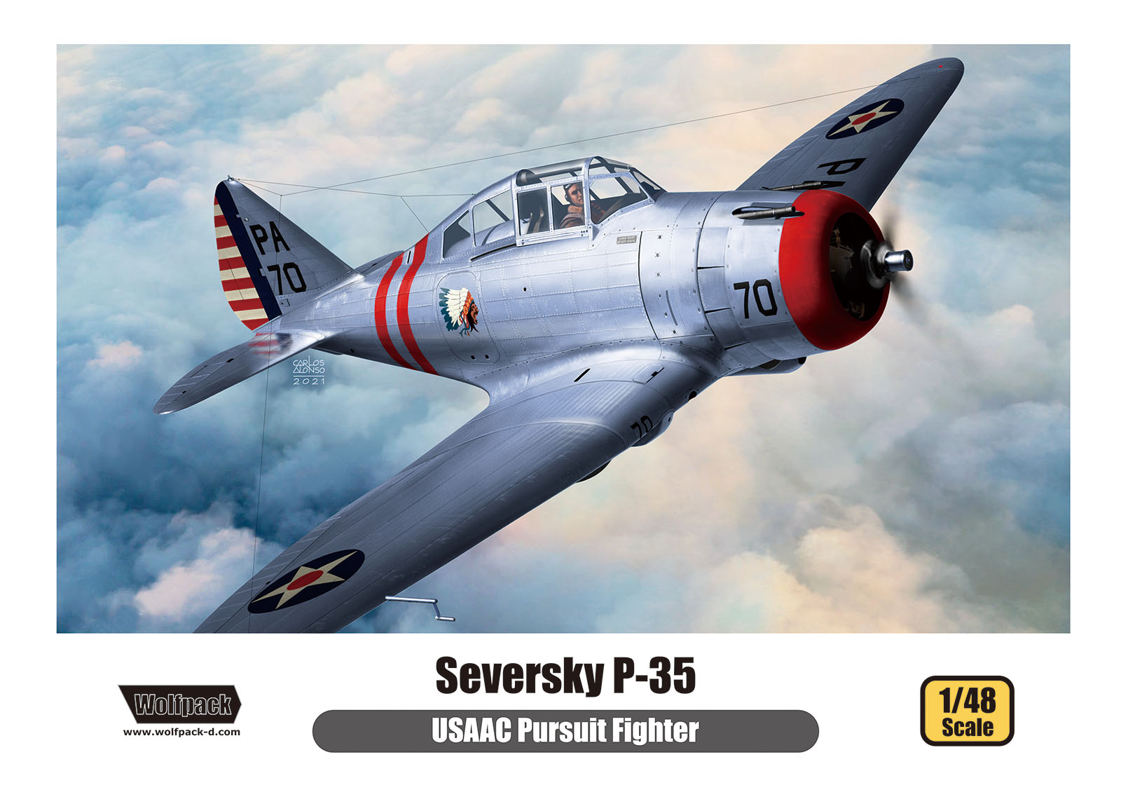 1/48 セバスキー P-35 "USAAF" （プレミアムエディション）