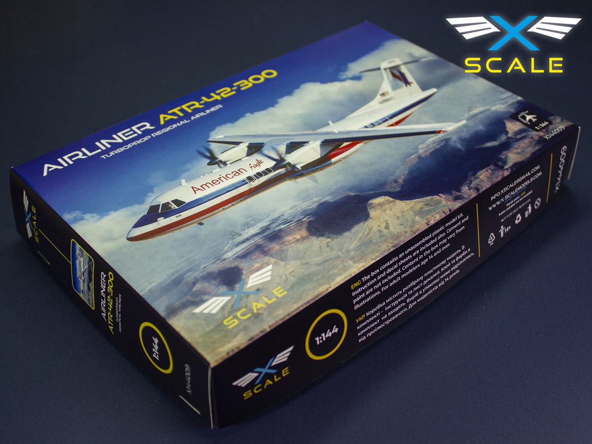 1/144 ATR-42-300ターボプロップ旅客機