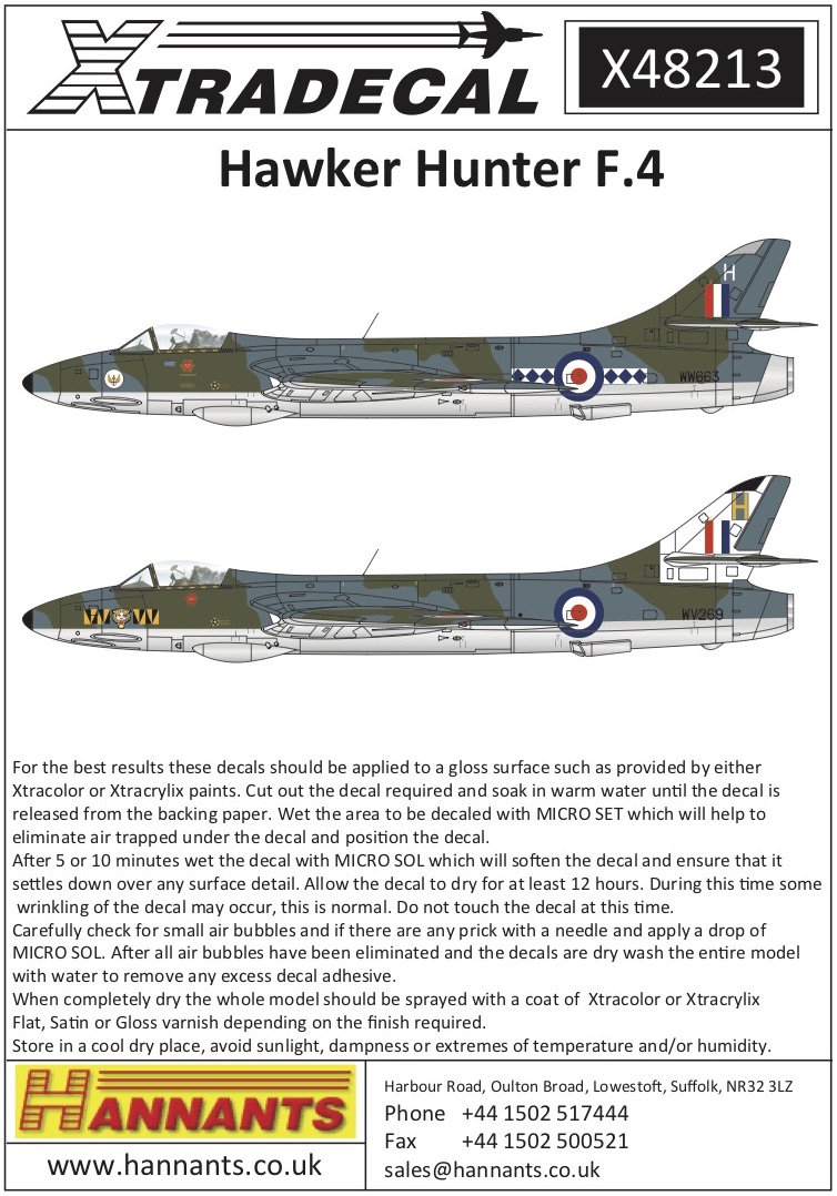 1/48　Hawker Hunter F.4 (12) - ウインドウを閉じる
