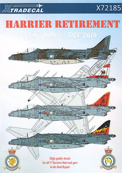 1/72　UK Air Arm Update Harrier Retirement (17) All the Harriers - ウインドウを閉じる