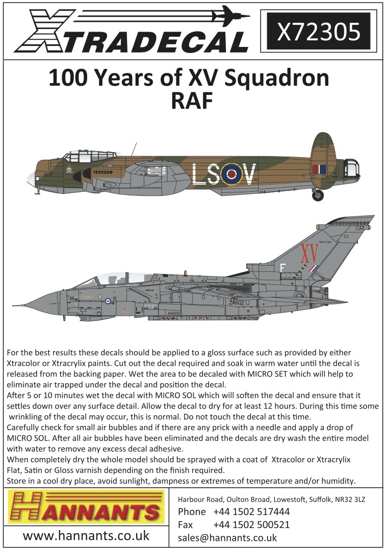 1/72　RAF XV Squadron History (6) - ウインドウを閉じる