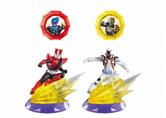 仮面ライダードライブ　フィギュアセット 光のライドフィギュア＆チップセット 仮面ライダードライブ