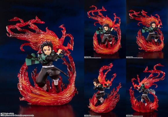 鬼滅の刃　竈門　炭治郎　フィギュア　ヒノカミ神楽 Amazon | TAMASHII NATIONS フィギュアーツZERO 鬼滅の刃 竈門炭