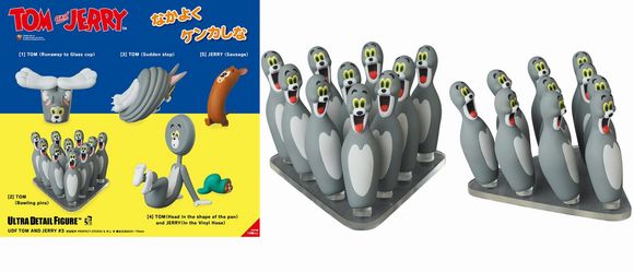 UDF TOM and JERRY SERIES TOM(Bowling pins)トム(ボーリングピン) (メディコム・トイ(MEDICOM  TOY))