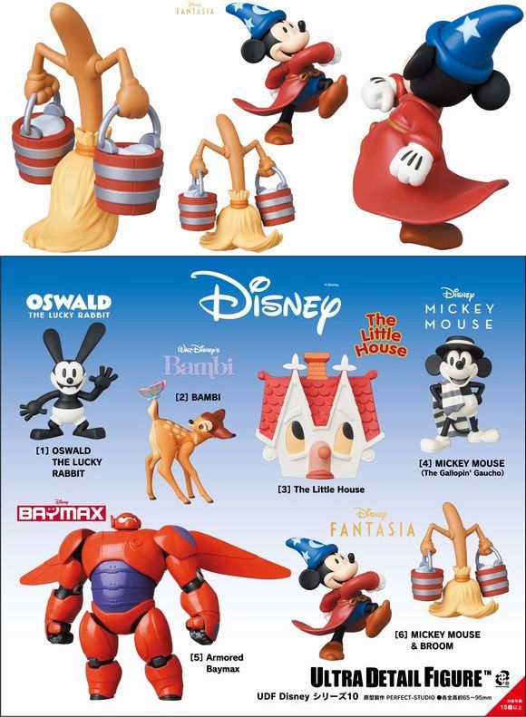 UDF Disney シリーズ10 MICKEY MOUSE u0026 BROOM（ミッキー＆ほうき） (メディコム・トイ(MEDICOM TOY))