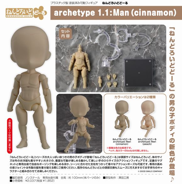 ねんどろいどどーる archetype 1.1：Man（cinnamon） (グッドスマイル