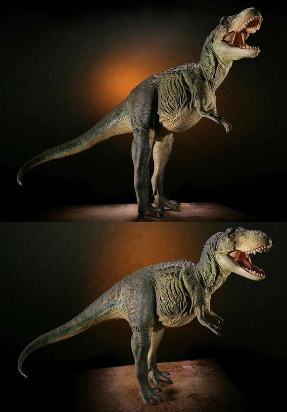 Ｔyrannosaurus ティラノサウルス（グリーンカラー） (海洋堂（KAIYODO）)